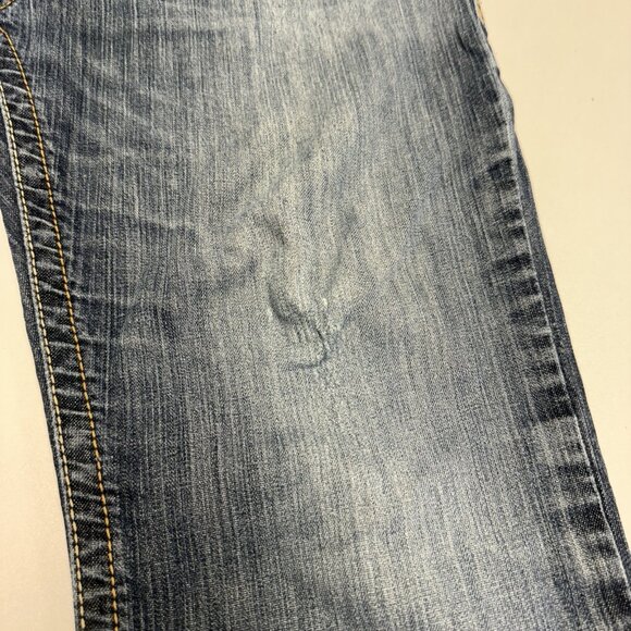 Ariat M4 FR Relaxed Boot Cut Jeans Mens 36x30 Blue Workwear Western Cowboy - Picture 6 of 16